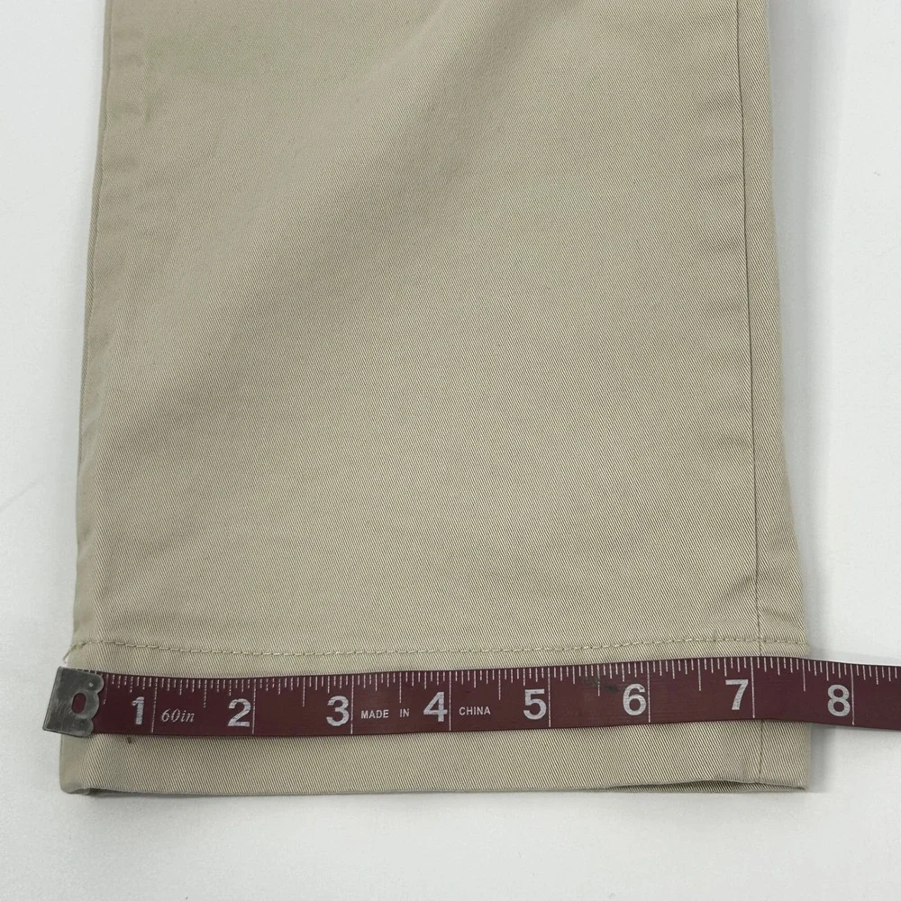 Polo Ralph Lauren Stretch Straight Fit Newport Pants Mens 34x34 Khaki Flat Front